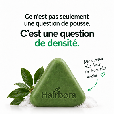 Shampoing Solide Densité Hairbora – 100% Naturel